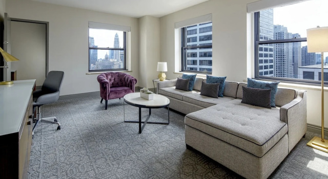 Люкс Executive Tower c 1 комнатой InterContinental Chicago Magnificent Mile by IHG