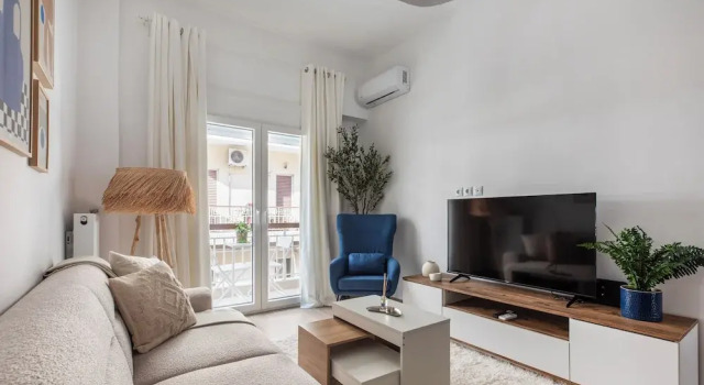 Апартаменты Les Nuances de Blue 1-BR Apt in Athens
