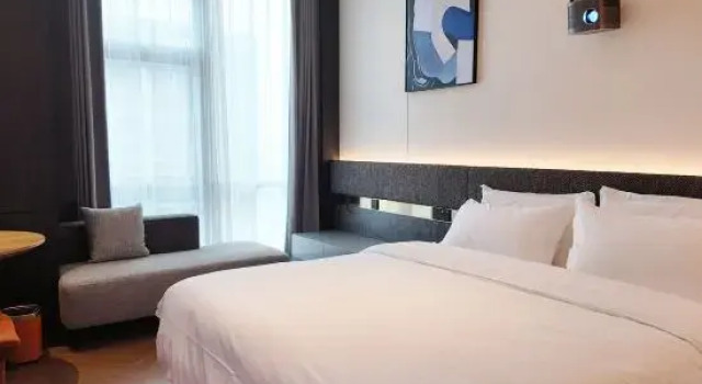 Кровать в общем номере A. Anyu Hotel (Chengdu Dong'an Lake Park)