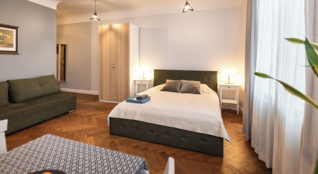 Студия Deluxe Baltic Design Apartments with free Parking and self check in