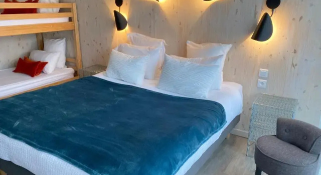 Трёхместный номер Standard рядом с пляжем Hôtel Saint-Clair, côté Plage