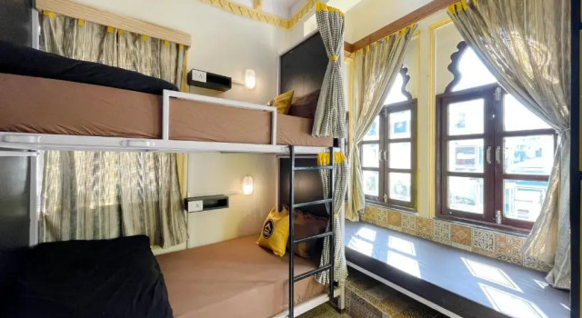 Кровать в общем номере (женский номер) The Hosteller Udaipur