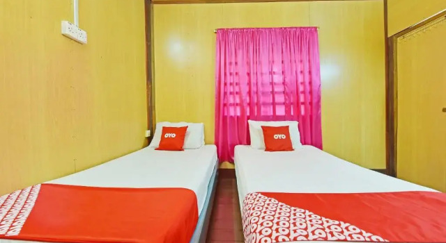 Двухместный номер Deluxe OYO 90595 Pelangi Beach Resort Cherating