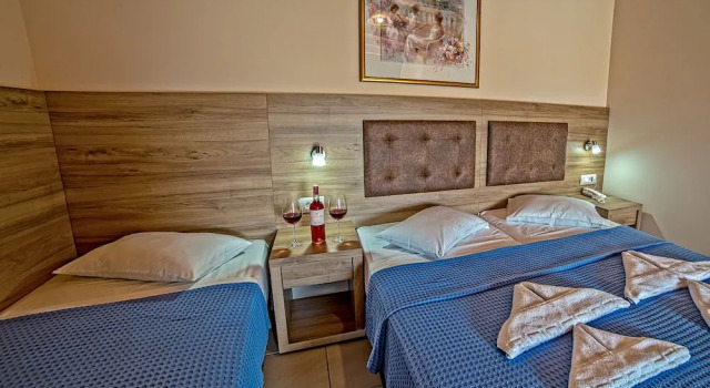 Трёхместный номер Standard с балконом Blue Aegean Hotel & Suites