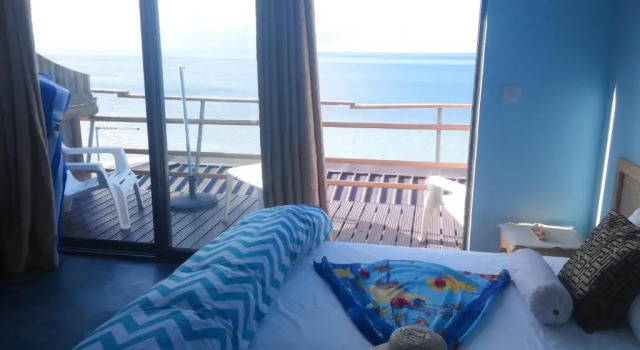 Standaard Tweepersoonskamer met balkon en  uitzicht op zee Le Pandanus