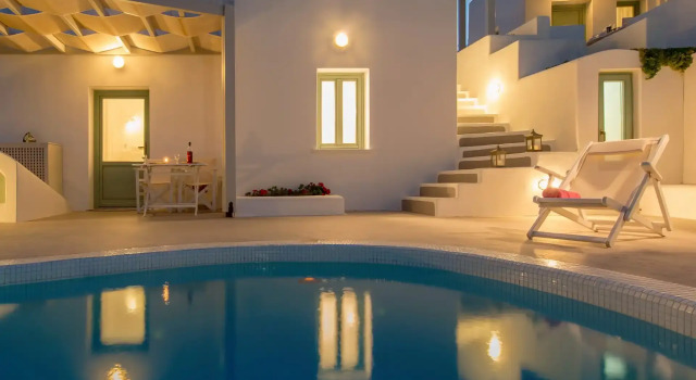 Апартаменты с 2 комнатами с видом на горы Aura Marina Apartments Santorini