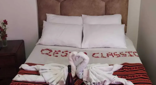 Standardowy dwuosobowy pokój Queswa Classic  Cusco Hotel