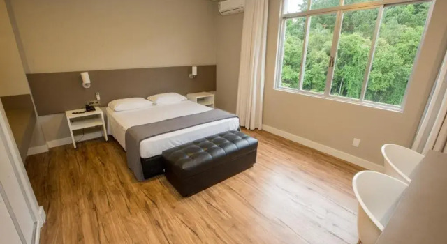 Двухместный номер Deluxe Hotel Himmelblau Blumenau - Centro de Blumenau, próximo ao Neumarkt Shopping