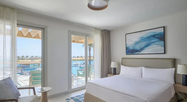 Люкс Deluxe с 3 комнатами с видом на гавань Marassi Boutique Hotel-Vela Suites