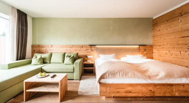 Двухместный номер Deluxe с балконом Naturhotel Leitlhof