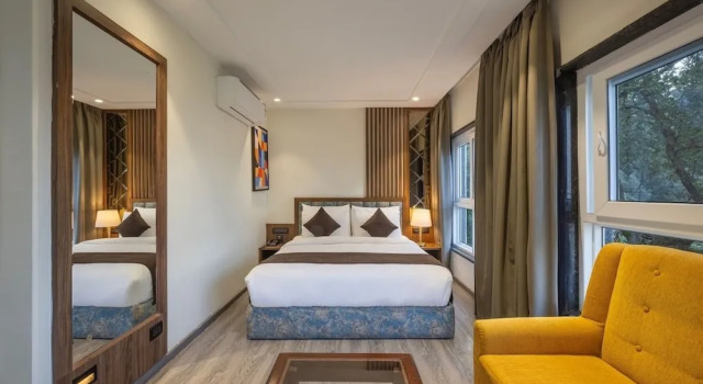 Двухместный клубный номер Standard с красивым видом из окна Baris resort Mussoorie