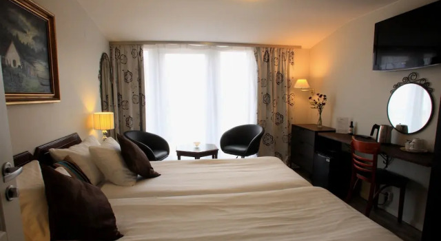 Двухместный номер Deluxe c 1 комнатой с балконом и с видом на море Vejby Strand Hotel