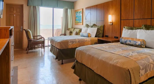 Четырёхместная вилла с балконом и с видом на океан Lindbergh Bay Hotel and Villas