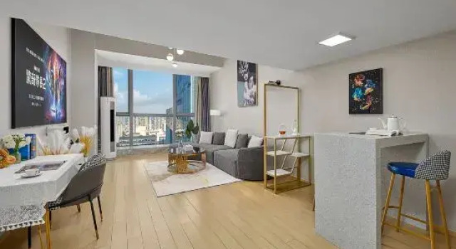 Двухместный люкс Bosideng Executive Apartment (Guangzhou Panyu Tianhe City Branch)