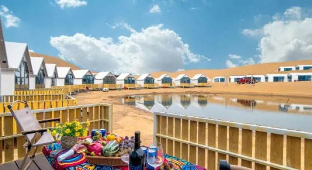 Номер Standard Zhongwei Shapo Tou Desert Wilderness Desert Stargazing Inn