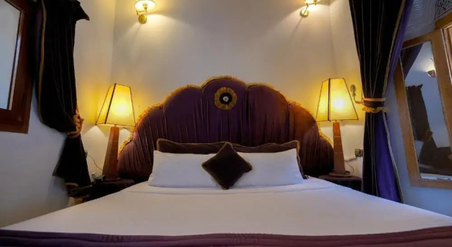 Camera tripla Superior 1 camera da letto con vista sul cortile Riad Sahraui