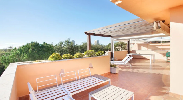 Апартаменты с 2 комнатами с балконом Jardines de Santa maria penthouse
