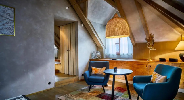 Студия Deluxe Apartmány Vinice Salabka