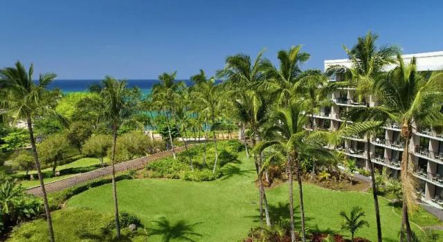Номер Standard с балконом и с частичным видом на океан Hilton Grand Vacations Club Ocean Tower Waikoloa Village
