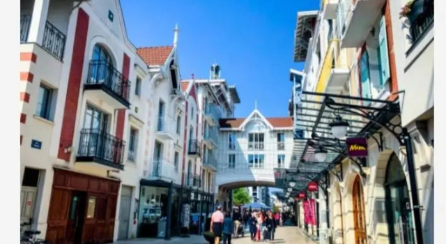 Appartement vue sur baie et océan, 100 m de la plage et du centre par chemin privé