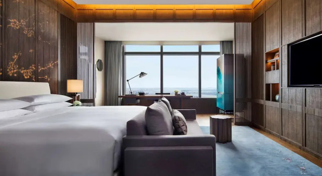 Двухместный номер с видом на реку Park Hyatt Hangzhou
