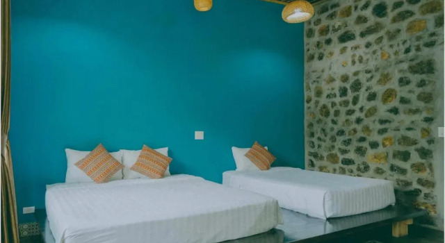 Трёхместный номер Standard с видом на сад Trang An Ecolodge