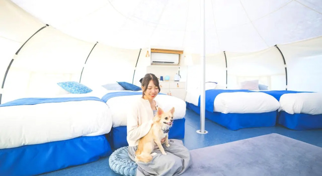 Тент с балконом GLAMPREMIER Setouchi
