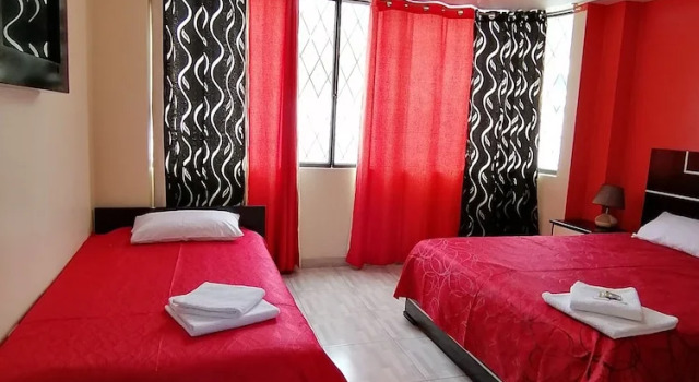Трёхместный номер Standard c 1 комнатой с красивым видом из окна Hostal y Complejo Recreacional La Playita de Monse