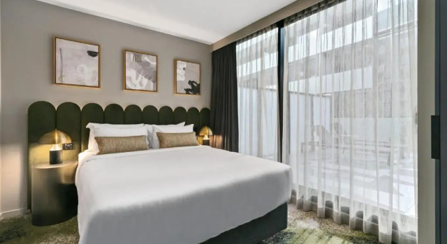 Двухместные апартаменты c 1 комнатой Melbourne City Apartment Hotel