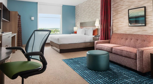 Двухместный люкс Hearing Accessible Home2 Suites By Hilton Rowlett Rockwall Marina