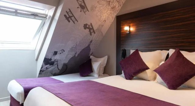 Семейный номер Standard Hotel Apolonia Paris Montmartre; Sure Hotel Collection by Best Western