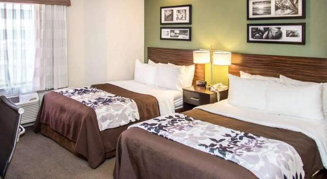 Четырёхместный номер Standard Sleep Inn University Place