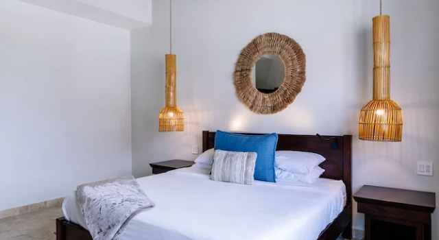 Номер Standard Пентхаус с 2 комнатами с балконом и с видом на море The Lodge at Jaguar Reef
