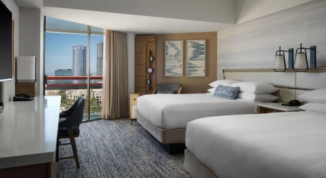 Четырёхместный номер с видом на город Marriott Marquis San Diego Marina