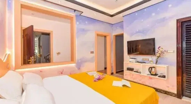 Четырёхместный люкс с 2 комнатами Yangshuo Fangxing Weiai Huayun Homestay