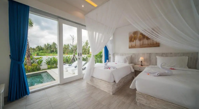 Villa Tirta Padi 3, Ubud, Rezervovat Vila Hotely v Bali se snídaní, Snídaně