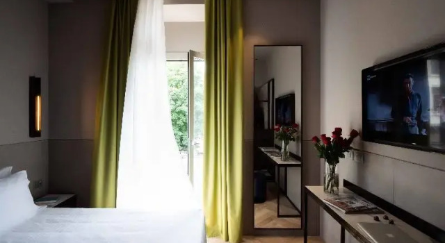 Трёхместный номер с балконом Heart Hotel Milano
