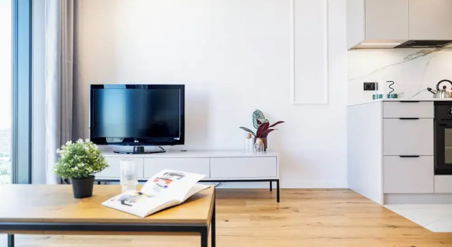 Студия Comfort с видом на город Global Apartments Katowice