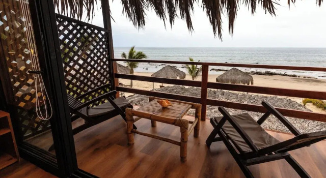 Номер Deluxe с видом на море Hoja de Palma Bungalows