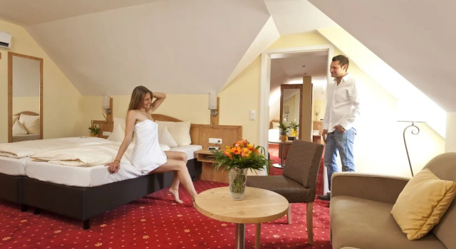Люкс с балконом Akzent Hotel Goldner Stern