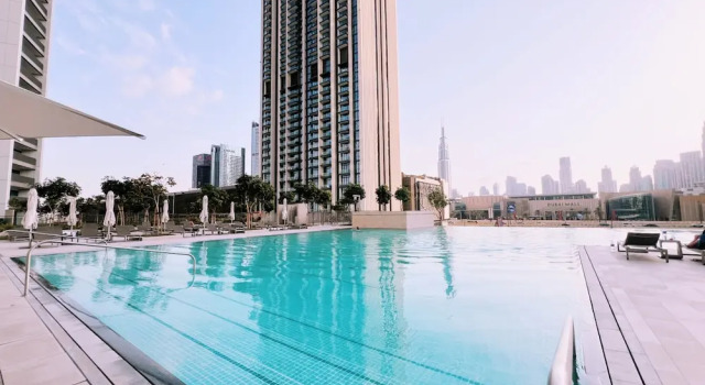 Апартаменты Sleek 2BR at Downtown Close to Dubai Mall