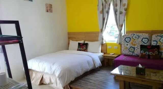 Двухместный номер Deluxe с балконом Kenting central point star Bay Hotel