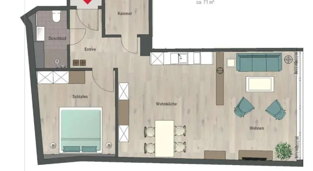 Апартаменты Deluxe Cozy-Flats Koblenz