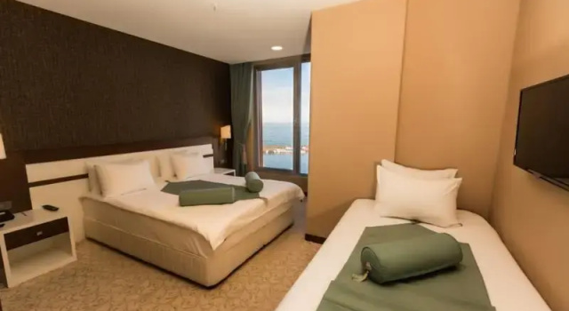 Трёхместный номер с видом на море Tilya Resort Hotel