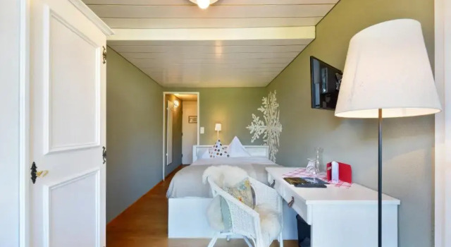 Одноместный номер Superior с балконом и с видом на горы Hotel Seehof-Arosa