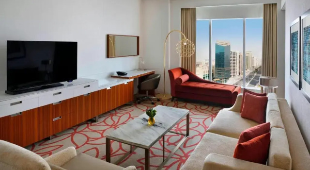 Люкс с 2 комнатами Marriott Hotel Downtown Abu Dhabi
