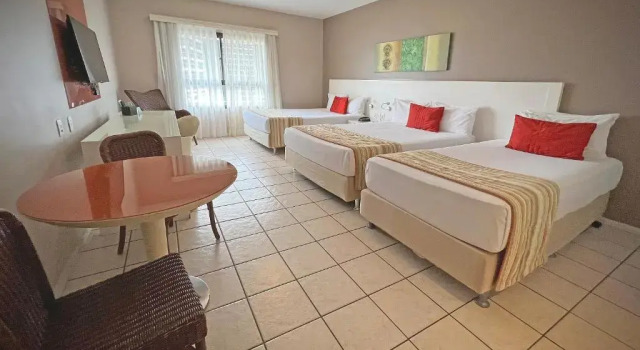 Трёхместный номер Superior с частичным видом на море Bourbon Hotel Fortaleza