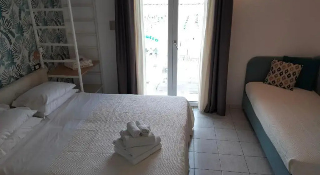 Четырёхместный номер Economy с видом на море Albergo Aquila
