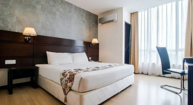 Двухместный номер Superior с балконом и с видом на город De Garden Hotel, Butterworth
