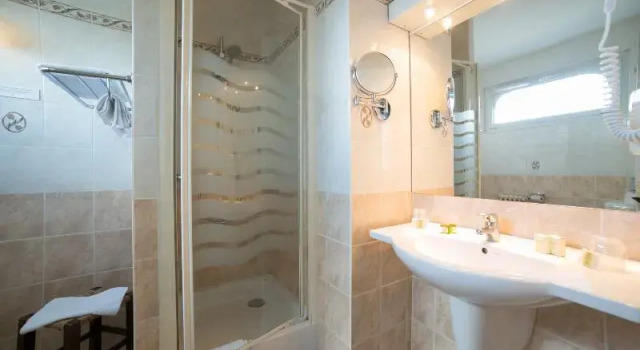 Номер Standard Logis Hôtel Auberge de la Rose